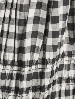 Ischia Midi Dress In Gingham Print