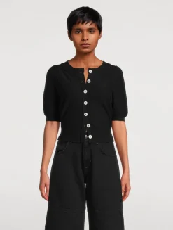 Isla Short-Sleeve Cardigan