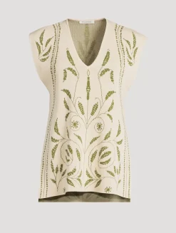 Isolt Jacquard Sweater Vest