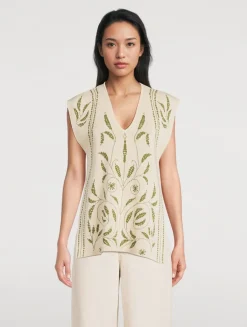 Isolt Jacquard Sweater Vest