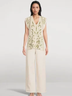 Isolt Jacquard Sweater Vest