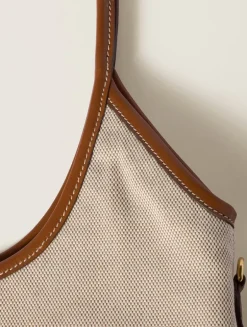 Ivy Canvas And Leather Bag