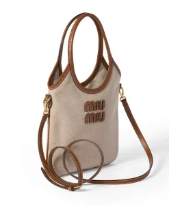 Ivy Canvas And Leather Bag