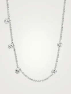 Ivy 18K White Gold Necklace
