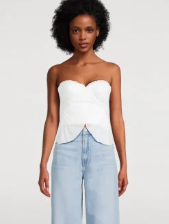 Jace Plissé Corset Top