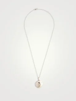 Jac+Jo Silver Gothic Star Locket Necklace