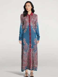 Jacquard Cardigan Dress