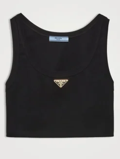 Jersey Cropped Top