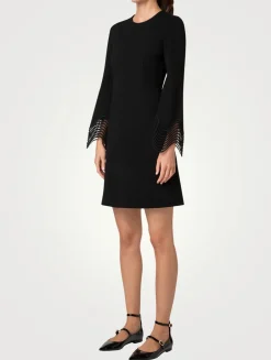 Jersey Long-Sleeve Mini Dress