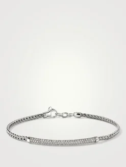 JH Essentials 2.8mm Bracelet With Pavé Diamonds