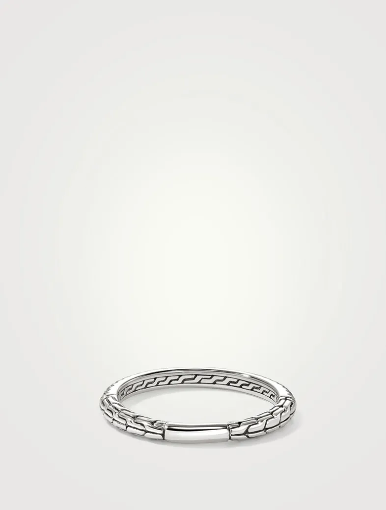 JH Essentials Sterling Silver Pavé Diamond Band Ring