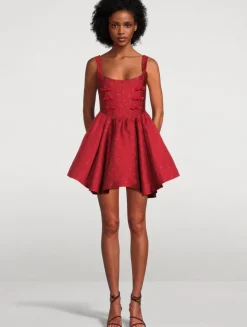 Jolie Jacquard Mini Dress