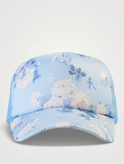 Joni Trucker Hat In Floral Print