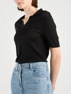 Juliana Silk Polo Shirt