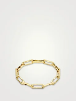 18K Gold Bracelet Gucci Link to Love