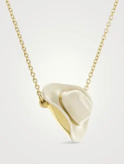 9K Gold Cowboy Hat Pendant Necklace