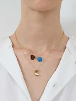 9K Gold Cowboy Hat Pendant Necklace