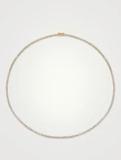 18K Gold Hepburn Diamond Choker Necklace