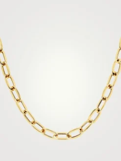 14K Gold Jumbo Link Necklace