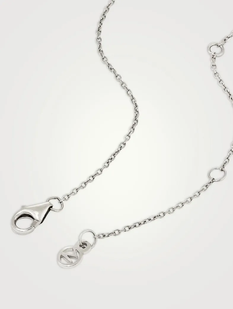 14K Gold Large Diamond Necklace