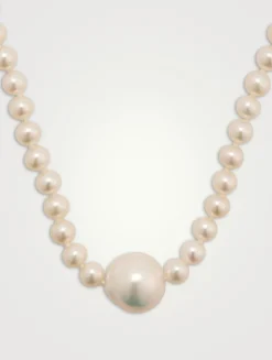 14K Gold Pearl Necklace