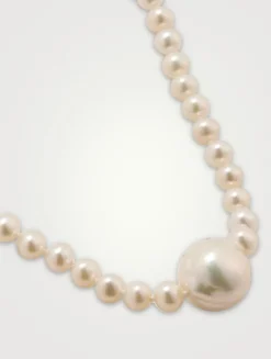 14K Gold Pearl Necklace
