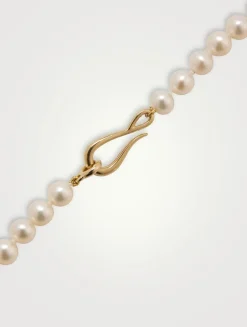 14K Gold Pearl Necklace