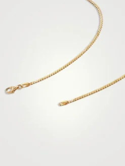 14K Gold Serpentine Chain Necklace