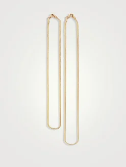 14K Gold Serpentine Chain Necklace