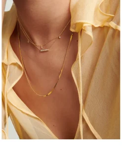 14K Gold Serpentine Chain Necklace