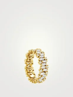 18K Gold Shimmer Alaia Diamond Eternity Band