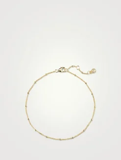 14K Gold Spheres Chain Bracelet