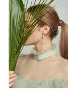 14K Gold Triple Baroque Pearl Earrings