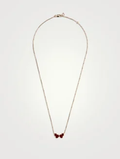 18K Rose Gold Wulu Necklace With With Hyceram