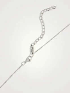 18K White Gold Akoya Pearl And Diamond Necklace