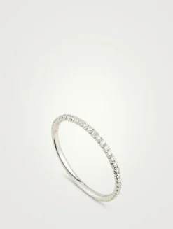18K White Gold Eternity Ring With Diamonds