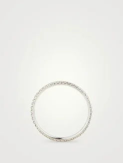 18K White Gold Eternity Ring With Diamonds