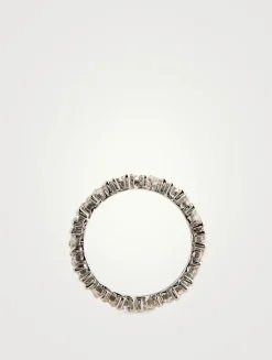 14K White Gold La Fantaisie Cosmic Diamond Eternity Band