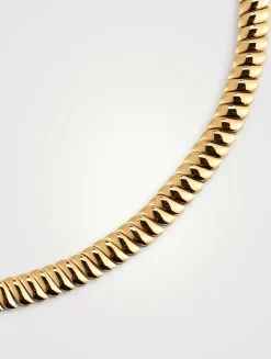 18K Yellow Gold Zoe Choker Necklace