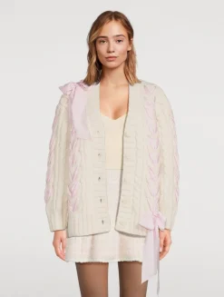 Kassius Ribbon-Trimmed Cardigan