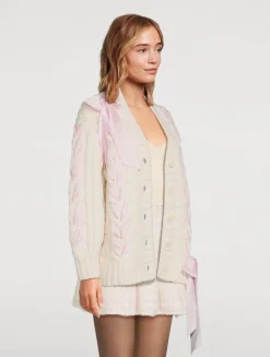 Kassius Ribbon-Trimmed Cardigan