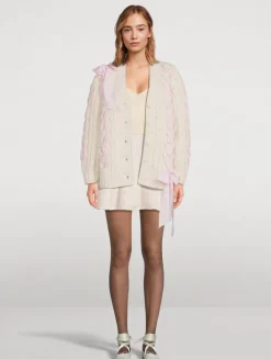 Kassius Ribbon-Trimmed Cardigan
