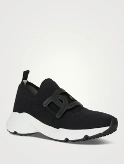 Kate Chain Knit Slip-On Sneakers