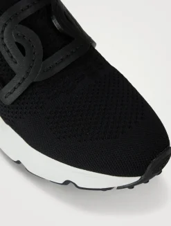 Kate Chain Knit Slip-On Sneakers