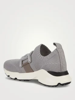 Kate Chain Knit Slip-On Sneakers