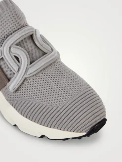 Kate Chain Knit Slip-On Sneakers