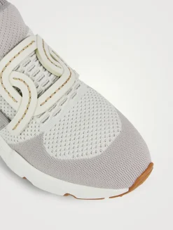 Kate Chain Knit Slip-On Sneakers