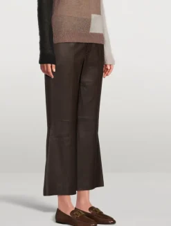 Kate Chain Leather Loafers