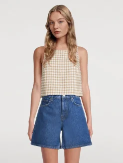 Kerri Cami In Gingham Print