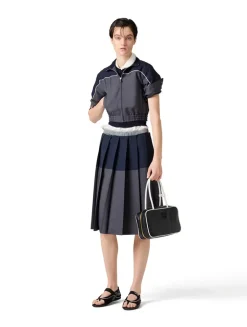 Kid Mohair Zipper Blouson Jacket